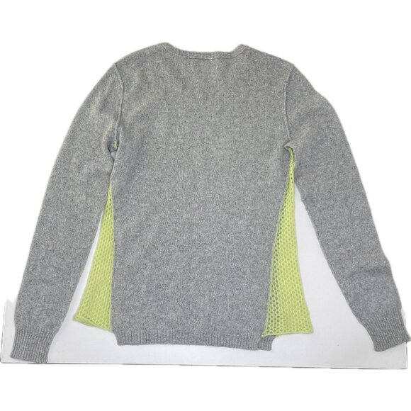 Subtle Luxury Women’s Cashmere pullover sweater Crew Neck S Gray Green - Picture 5 of 9